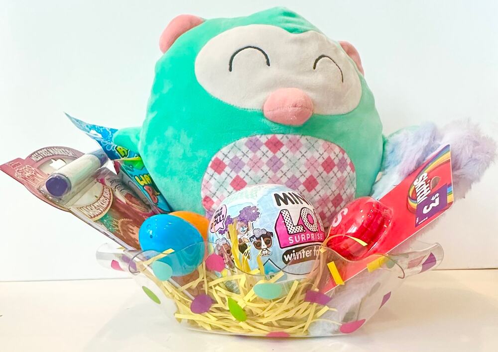 Girls Hug Fun Plush Easter Arrangement, Easter Basket, Easter Fillers